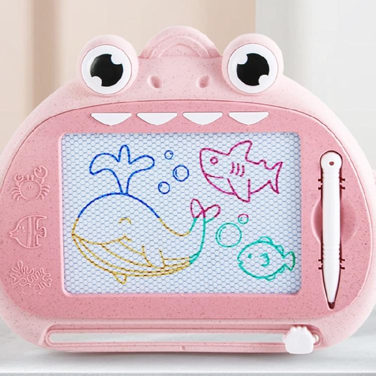 Portable Magnetic Sketch Board For Children Reusable Travel Toy With 4 Color Drawing Educational Gift For Toddlers