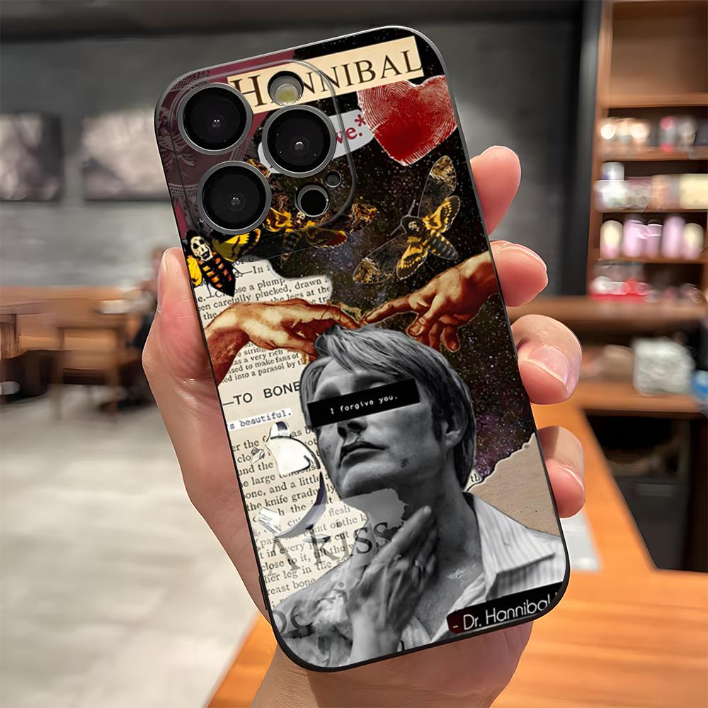 Horror TV Series Hannibal Phone Case For IPhone 17 Pro Max 15 Pro 16 14 Plus 12 13 Mini 11 Pro Shockproof Soft Cover