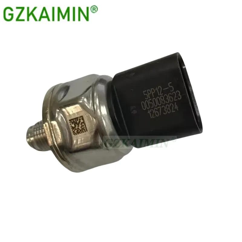 Fuel Rail Pressure Sensor OEM 12623130 12673824 5PP12-1 for 14-16 Cadillac Chevy GMC