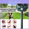 Repellente Solare per Animali e Uccelli Ultrasonico con Sensore Infrarossi