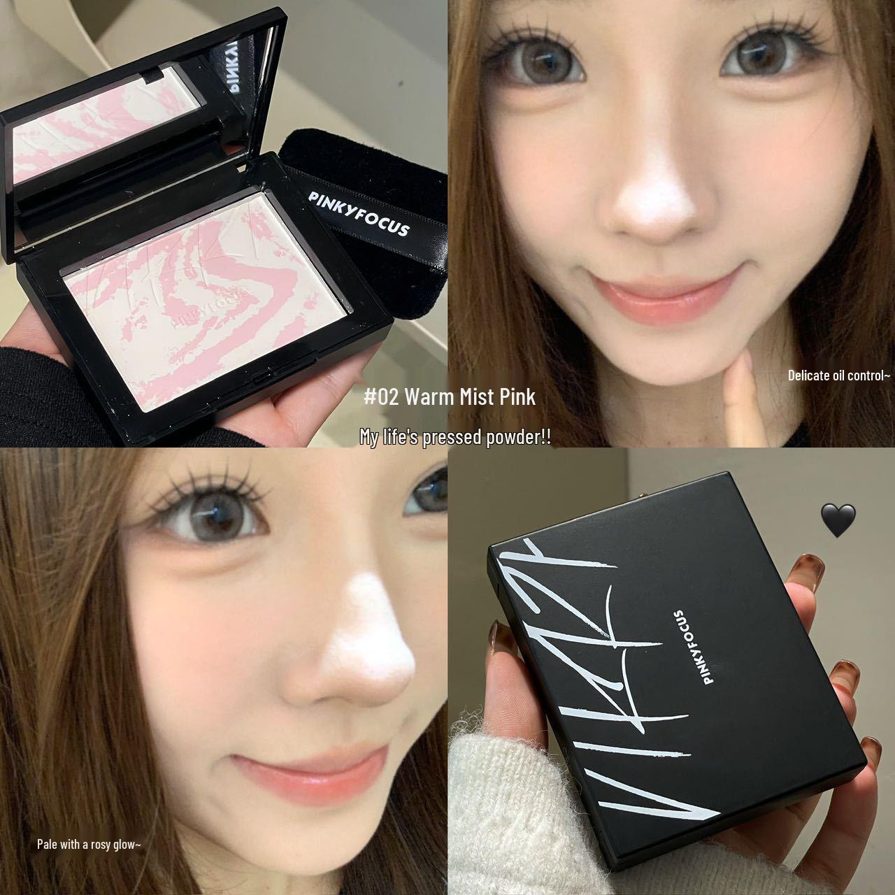 Soft Mist Radiant Velvet Matte Powder: Oil-Control, Brightening, Natural, Long-Lasting Setting Powder, Large Capacity 18g