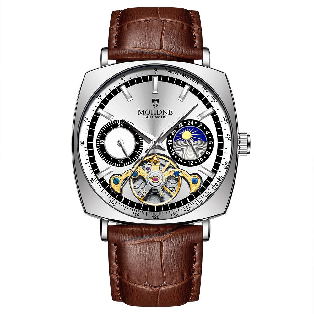 Modun's new clown big bang square mechanical watch original design multi-functional men's watch watch