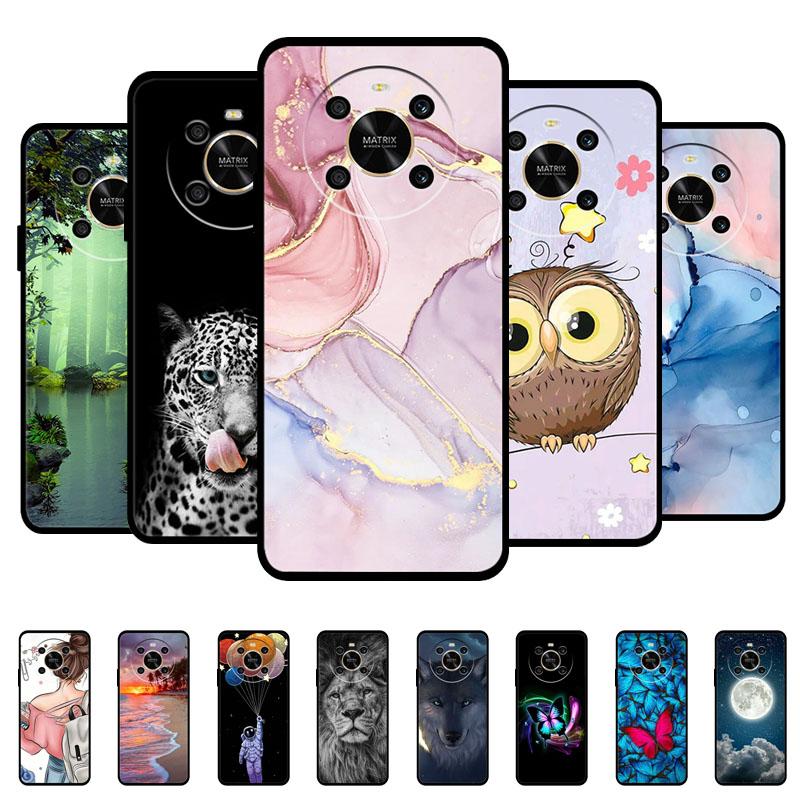 For Honor X 9 4G Case Silicone Soft Marble Protective Covers For Honor X9 Cases Fashion Black Bumper for Huawei Honor X 9 Fundas