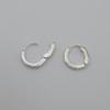 SUIOVE Texture Hoop Earring