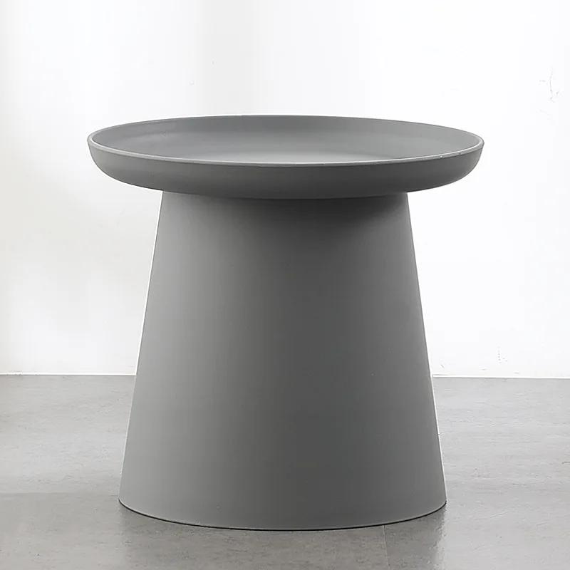 Modern Coffee Table Plastic Simple Small Round Table Tables Coffee Sofa Side Low Table Outdoor Tea Combination