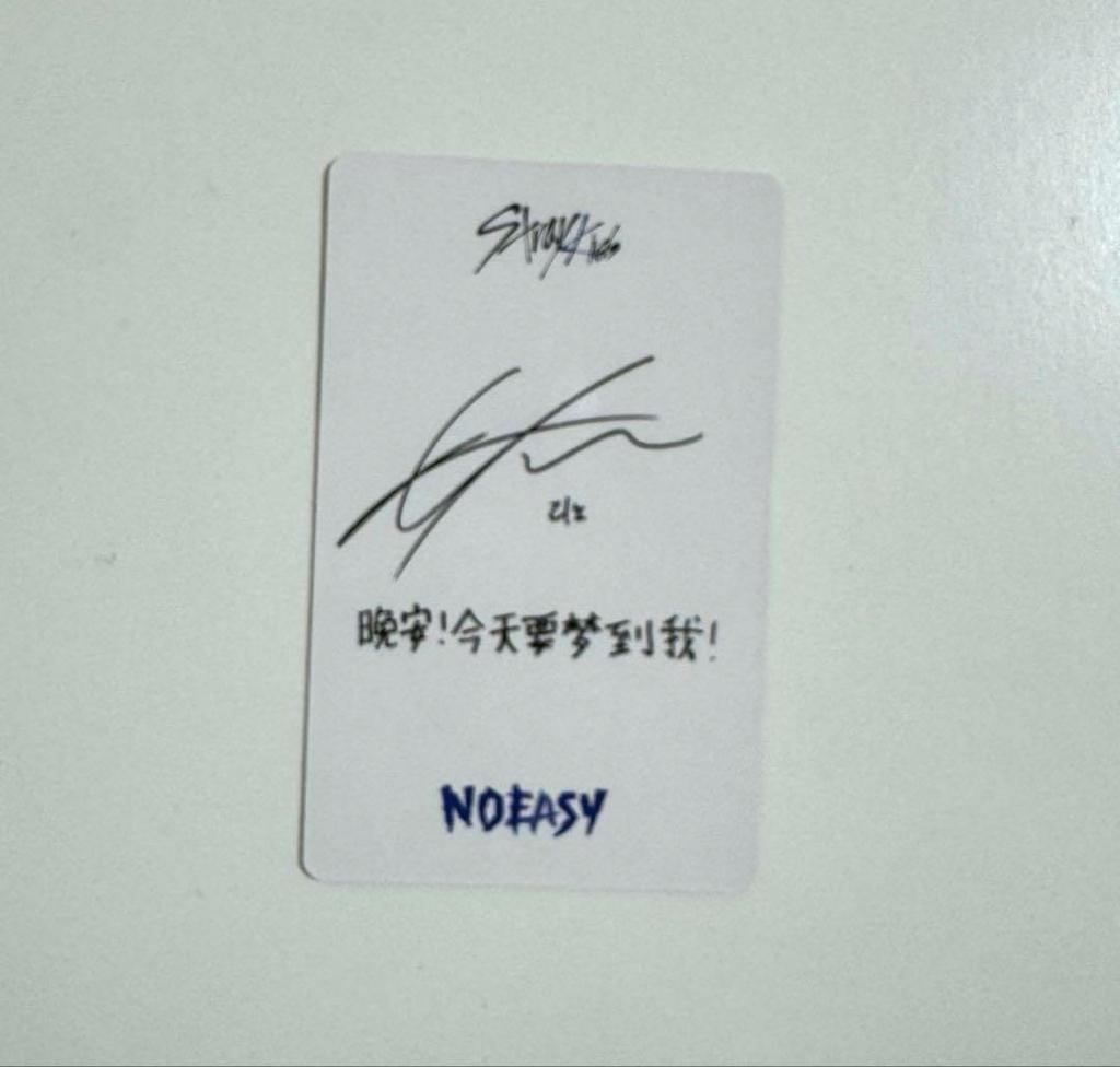 [USED] straykids noeasy Chinese Yonton trading card Reno