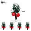 Artificial Pinecone Berry Pine Needle Branch Christmas Simulation Plant DIY Garland Gift Decoration Christmas Party Decoration