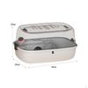 Habitat Hamster Cage Openable Top Ventilation Transparent Breathable Acrylic Small Animal for