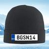 New Black Letters BOSN Blue Flag Unisex Women Unisex Knitted Hat Beanie Pullover Cap Winter Thermal Warm Christmas Outdoor Cyclin