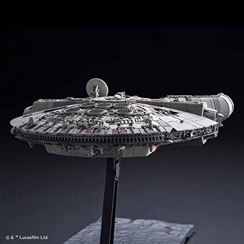 BANDAI SPIRITS Star Wars Millennium Falcon (Star Wars: The Rise of Skywalker) 1/144 Scale Pre-Colored Plastic Model