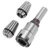 3Pcs Collet Chuck Milling Cutter (6.5mm+13mm) + Extension Rod 12 Shank CNC Lathe Tool