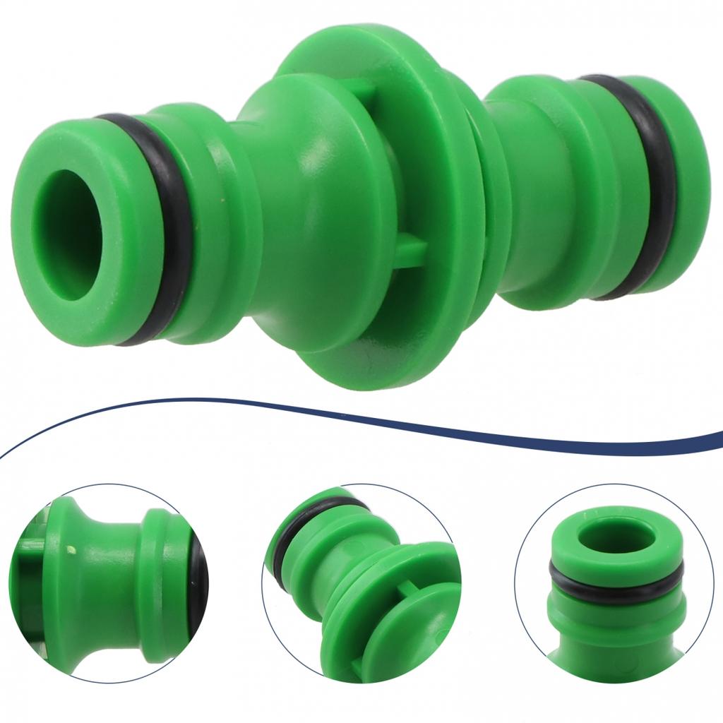 Connector Hose Watering 1/2\" Hose Connections 2 Way Black