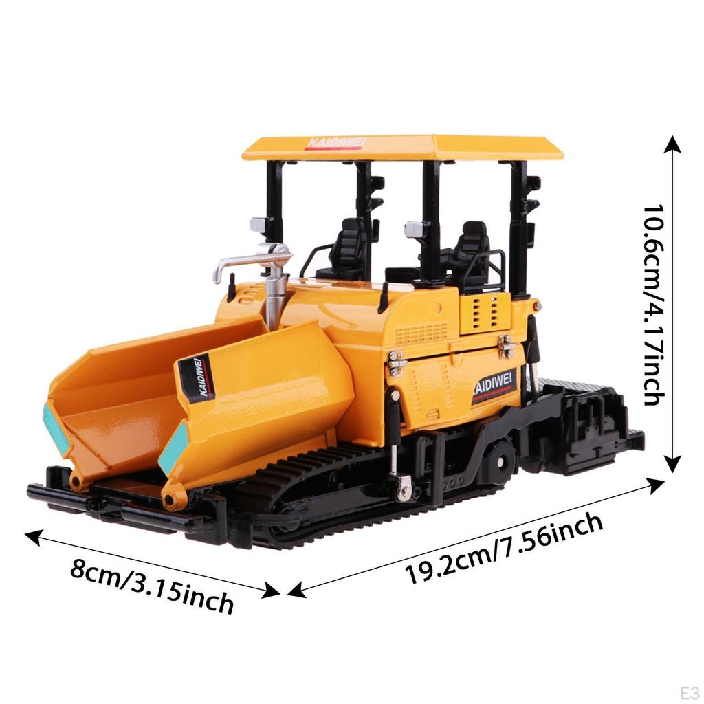 Alloy Tracked Paver Construction Toy for Kids