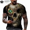 Summer Short Sleeve Tee Unisex T Shirts High Quality Short Sleeve Tee Tee Shirt Unisex Clothes Skull Print Clothes Unisex Funny T-shirt