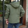 New Autumn and Winter Men's Warm Cotton Jacket with Plush and Thickened Medium Length  New Outdoor Casual Charging Jacket