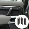 Oak Grain Car Inner Door Handle Trim Cover For Land Rover Defender 110 20-24