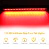 1PCS Universal LED Tail Rear Lamp for Trailer Truck Lorry Pickup - Brake/Stop/Turn Lights 12V-24V 15 LEDs Light Bar StripBack Up Lights 1
