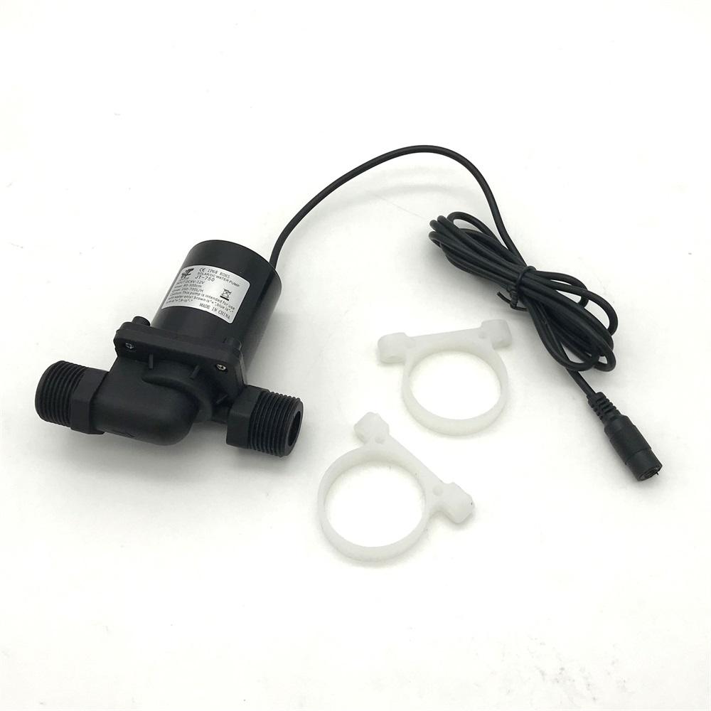 Javtop JT-750D DC 12V Wasserpumpe Bürstenloser Motor Pumpe 1/2'' 5/8'' Gewinde Max 7M 900L/H Ultra-leise Auto Waschen Garten Nutzung Pumpe