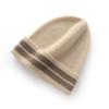 Soft Cashmere Autumn and Winter New Style Unisex Striped Casual Ear Protection Pile Hat Fashionable Knitted Hat