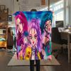 1pz Coperta in Flanella con Stampa Kpop Demon Hunters, Alta Qualità, Per Tutte le Stagioni, Decorazione per la Casa, Calore e Comfort, Perfetta per Regali di Natale