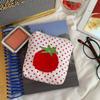 Portamonete Stile Pomodoro Pois Rossi Mini Portafoglio per Soldi Carino Stile Coreano Custodia per Rossetto Auricolari Borsette Borse