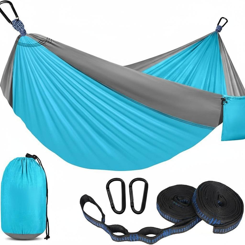 Portable Anti-Mosquito Camping Hammock with Automatic Quick-Opening