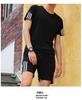 Men's Plus Size Summer Sports Suit: Crew Neck Quick-Dry T-Shirt & Shorts for Running Fitness