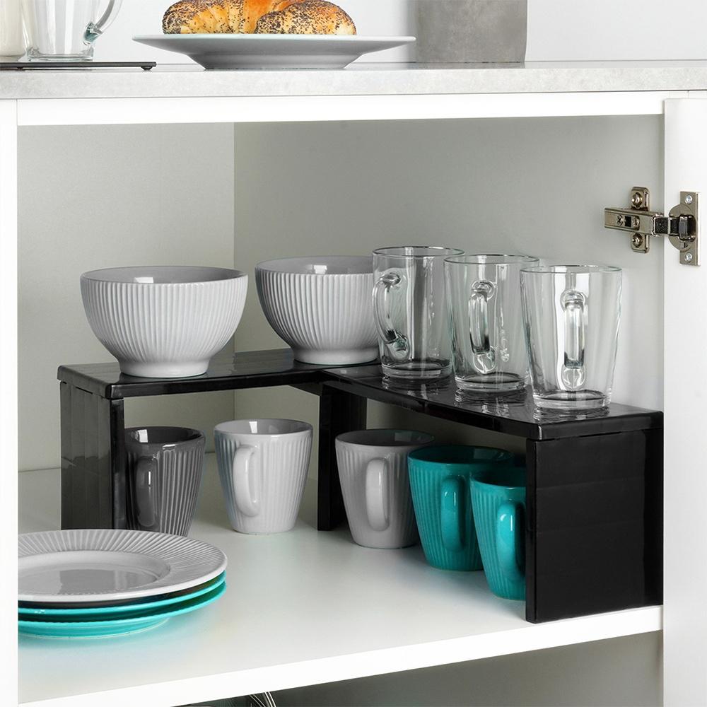 Kitchen Shelf for Countertop, Corner or Straight Cabinet, Organizer Stand