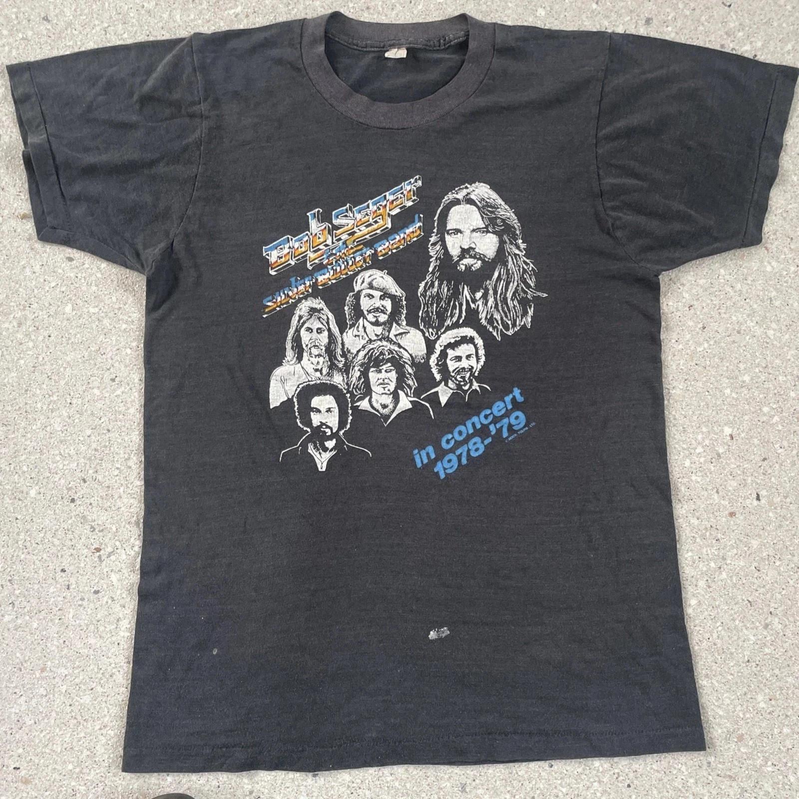 Vintage Bob Seger and The Silver Bullet Band Tour Unisex T-Shirt Size S-3XL XXXXL