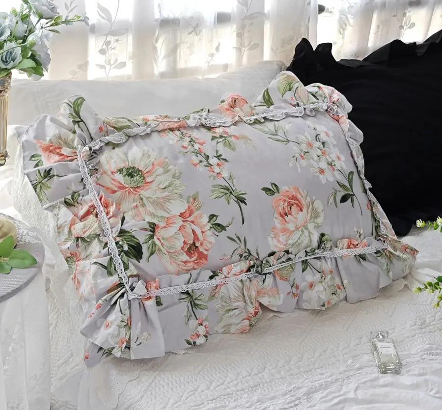 48x74 см наволочки для домашнего декора кружевная оборка наволочка с буквами наволочка для тела милая наволочка для подушки принцессы 100 хлопок подушка 48cmX74cm 4749₽