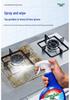 Grand Shield Heavy-Duty Kitchen Oil Stain Remover & Degreaser for Range Hoods