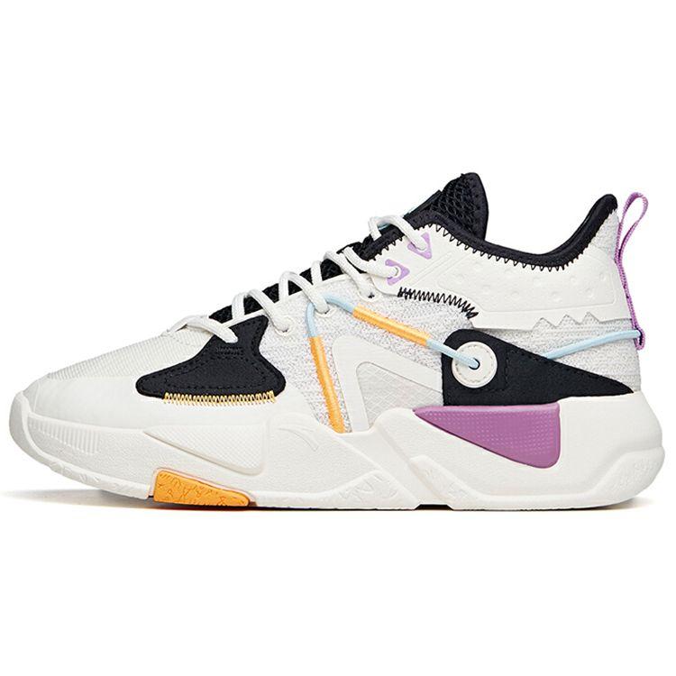 

Anta Кроссовки Lifestyle Series Slip Resistant Durable Shock Absorbing Low Top женские кроссовки Black White 122138084-4 35.5