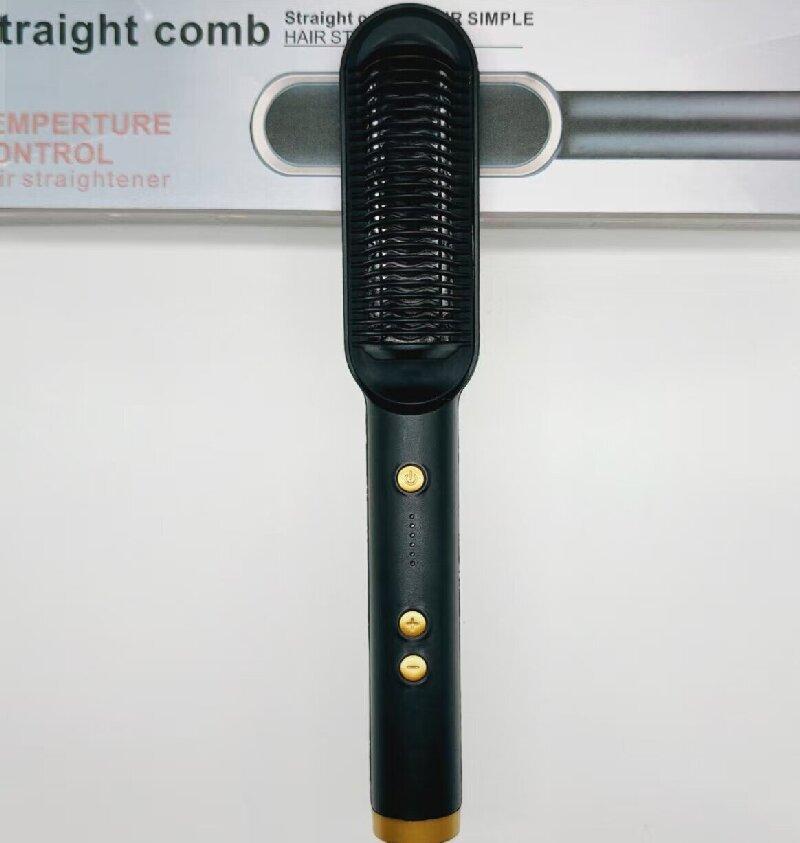 New hair straightener, both for straightening and curling, electric curling comb, lazy person, hot straightener and curling iron US