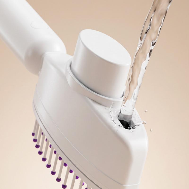 Rechargeable Electric Frizz Control Hair Brush Anti Static Steam Spray Massage Comb for Daily Hair Grooming
