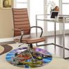 1pc Power Rangers Round Carpet - Anime Design Office Chair Mat, Non-Slip Rug for Home Decor, Living Room, Bedroom, Game Room, Gift Idea.J009