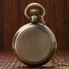Bronze Römische Taschenuhr Antike Ziffern Kettenhalskette Anhänger Mehrere Stile Quarz Halskette Uhr Geschenke für Frauen Männer