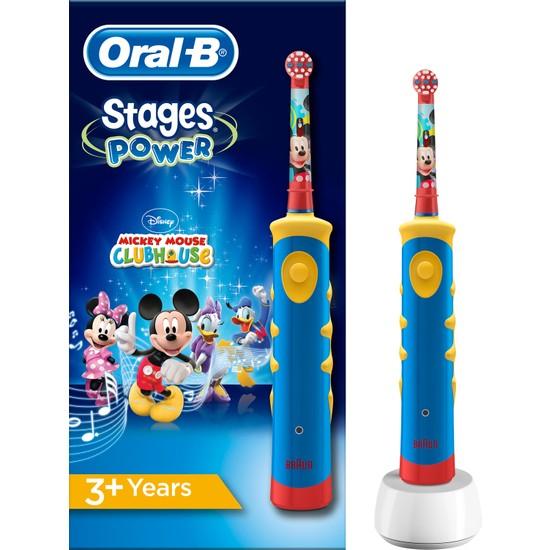 

Детская перезаряжаемая зубная щетка Oral-B Mickey Mouse (Возраст 3+)
