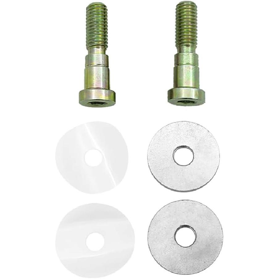 Türrahmen-Schließblech-Schraubensatz, 1 Paar Türrahmen-Schließbleche mit klaren Unterlegscheiben Passend für 1964-1982 Chevy Corvette Camaro Monza Nova GTO