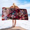 Cartoon Hazbin Hotel Bath Towel Microfiber Soft Water Absorbing Breathable For Girl Kids Decorative Cartoon Beach Towel