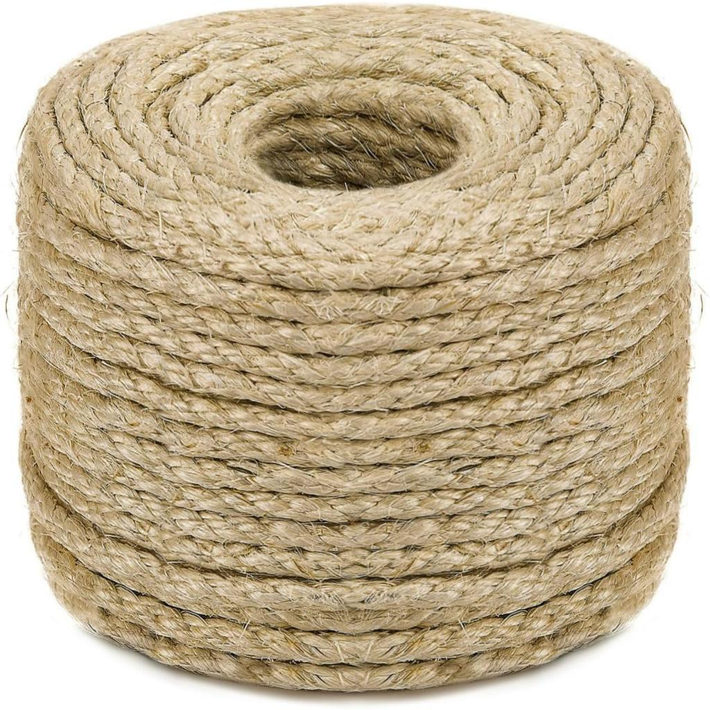 Sisal-Seil für Kratzbaum-Baumturm Ersatz für Reparatur, Wiederherstellung oder DIY-Kratzer