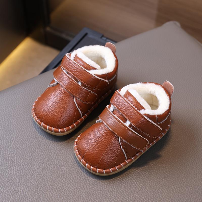 Soft Sole Winter Cotton Toddler Shoes for Boys & Girls, Age 1-3