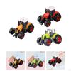 Kinder Mini Traktor Simulation Bauernauto Diecast Fahrzeug Spielzeug Kleines Spielset, für Geburtstag,