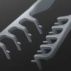 Wide Tooth Hair Comb Volumizing Male styling hair slit comb Pong Hair Root Comb Fluffy comb hair comb Styling Volumizing Tool