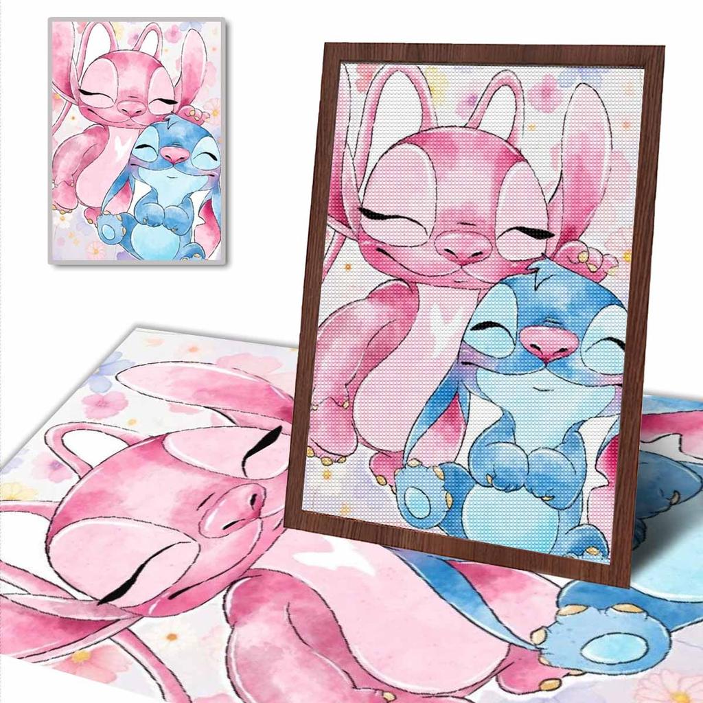 DIY Diamond Painting Lovely Stitch Cross Stitch Kit Mosaic Art Diamond Painting Full Circle Diamond Home Decoration