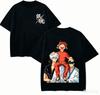 T-shirt per Amanti dell'Anime Gintama Harajuku Cotone Nuovo Modello High Street Retro Oversize Unisex Streetwear alla Moda Cotone Alta Qualità