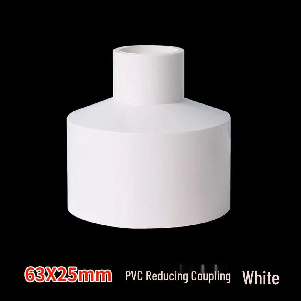 Acoplamiento Recto Reductor de PVC 1/2" a 3/4" Conector de Accesorio para Tubo de Plástico