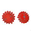2xRed Roadside Beacon Emergency Strobe Flash Warning Light