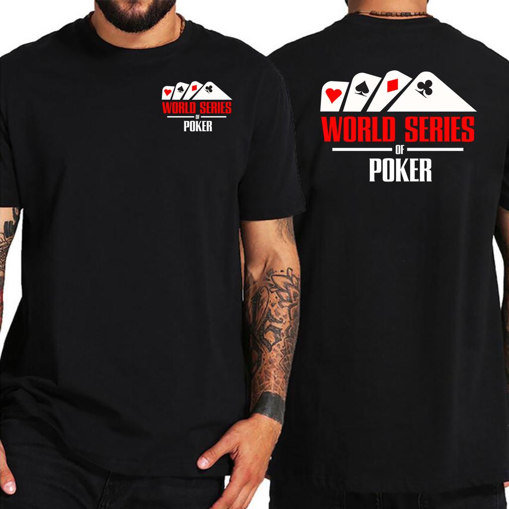 World Series Of Poker Card T Shirt Unisex Las Vegas Fashion Trendy Casual Clothing Stylish Tee Shirt Leisure Tshirt Unisexs TShirt