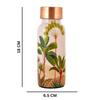 Copper Water Bottle 450ml, Durable & Rust Proof Tamba Bottle for Drinking, Anti-Oxidant Material, Perfect Stylish Office Carrying Bottles