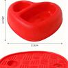 This Heart-shaped, Double-layered Pet Bowl Is Lightweight and Durable, Adding a Touch of Color and Style To Your Pet’s Water and Food.